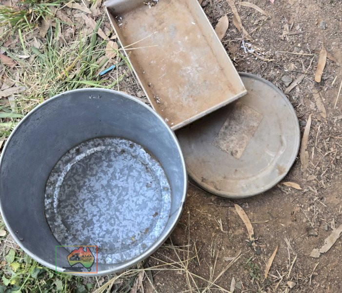 Galv. Storage Drum with Lid & Tray - photo 2