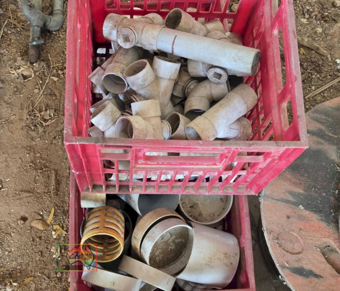 Assorted PVC Fittings in Red Crates - photo 2