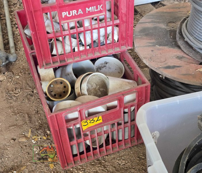 Assorted PVC Fittings in Red Crates - photo 4