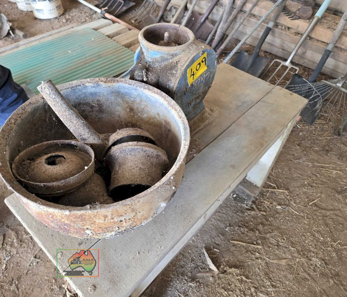 Old Cream Separator on Table - photo 6