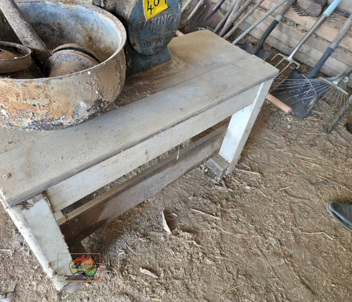 Old Cream Separator on Table - photo 4