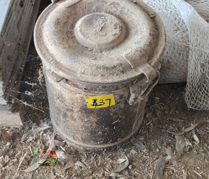 Old Steel Cream Can