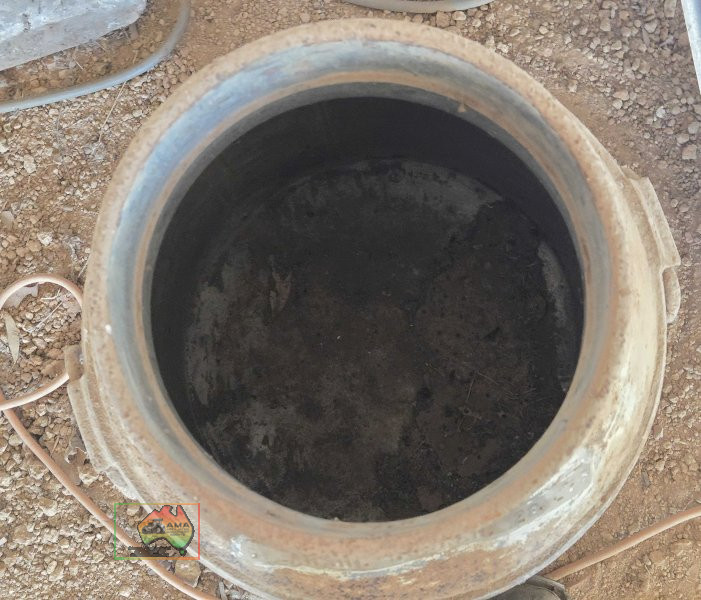 Old Steel Milk Can - photo 3