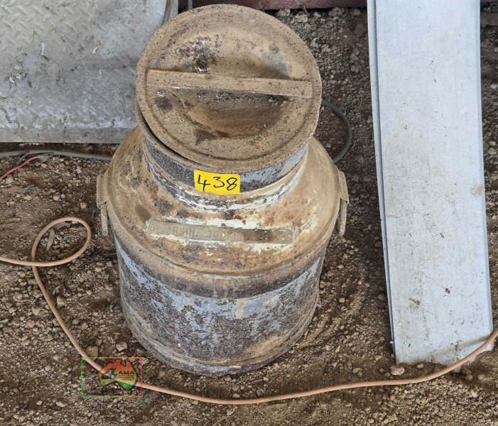 Old Steel Milk Can
