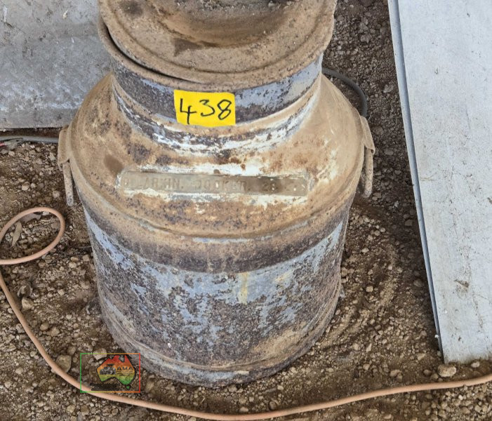 Old Steel Milk Can - photo 2