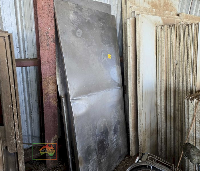 3x Stainless Steel Sheet Metal Panels (970 x 2050)