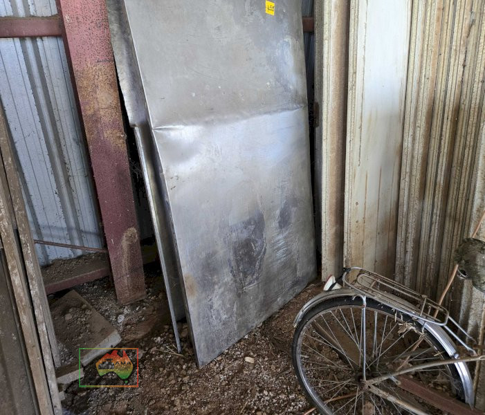 3x Stainless Steel Sheet Metal Panels (970 x 2050) - photo 3
