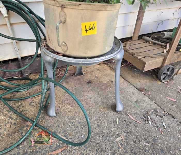 Rose Pot Plant on Cast Stand - photo 3