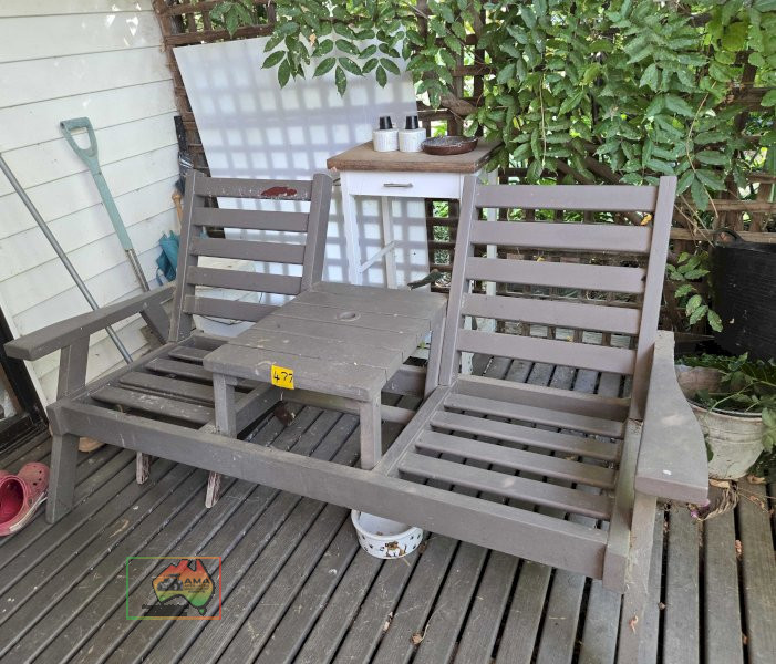 Outdoor Twin Seat Set - photo 2