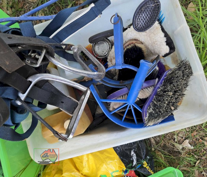 2 Tubs of Assorted Horse Gear - photo 7