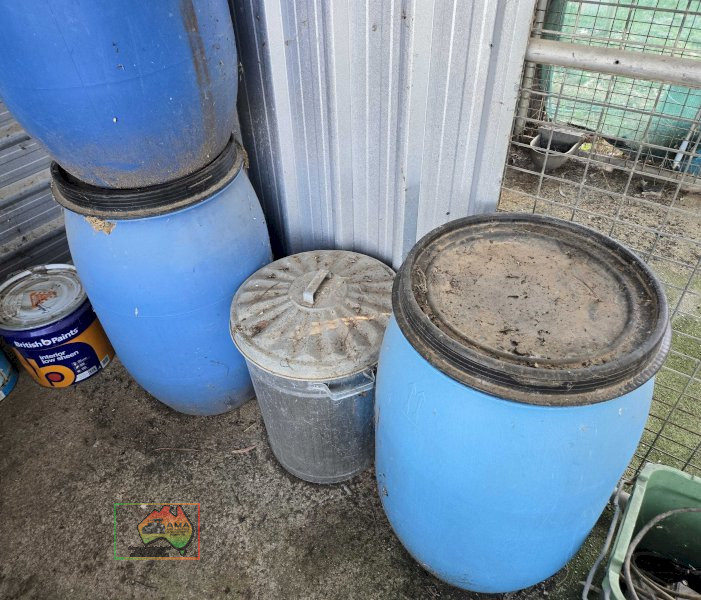 3x Clean Cherry Barrels with Screw Lids