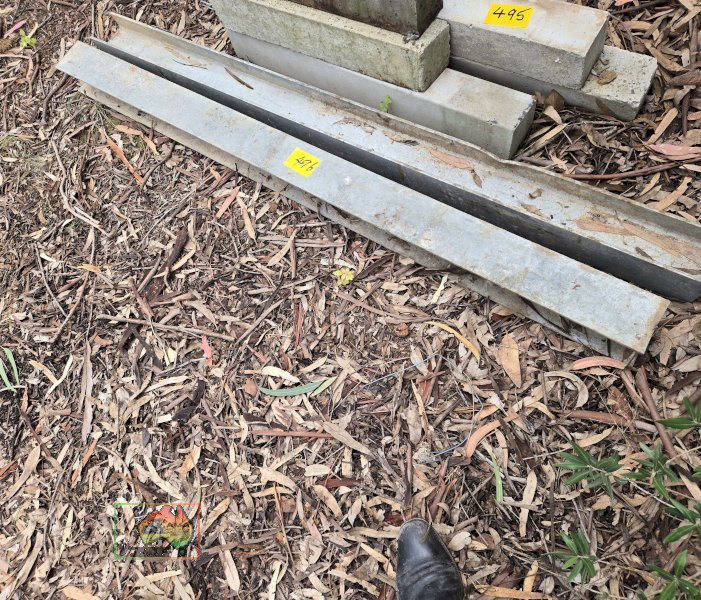 2x 5'6" Galv. I-Beam Girders - photo 2
