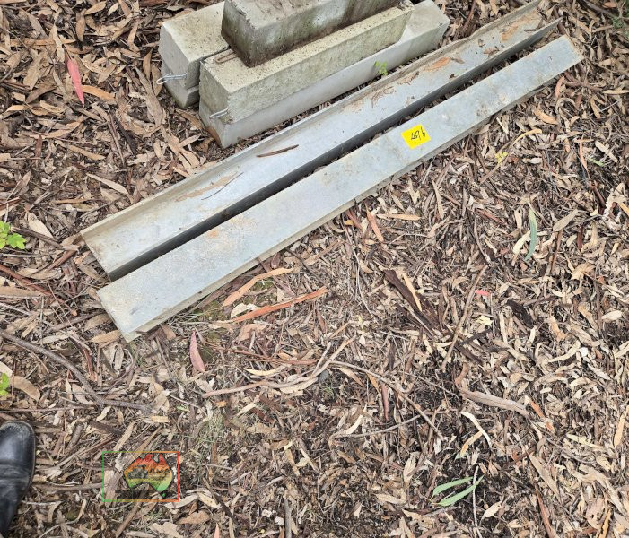 2x 5'6" Galv. I-Beam Girders - photo 3
