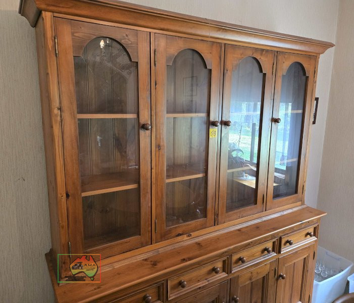 Large Baltic Pine Kitchen Hutch/Cabinet - photo 4