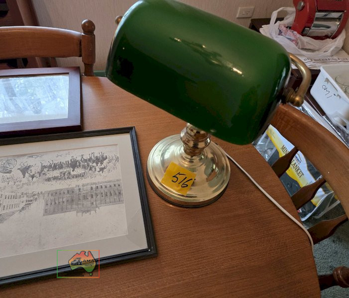 Brass Desk Reading Lamp - photo 3