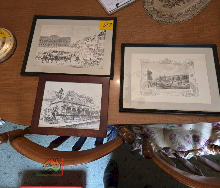 3x Black & White Prints
