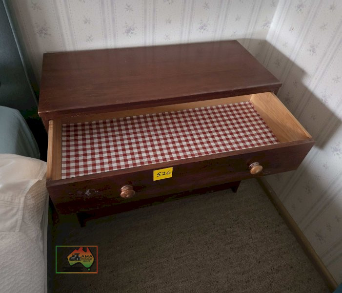 Pair of Solid Timber Bedside Dressers - photo 3