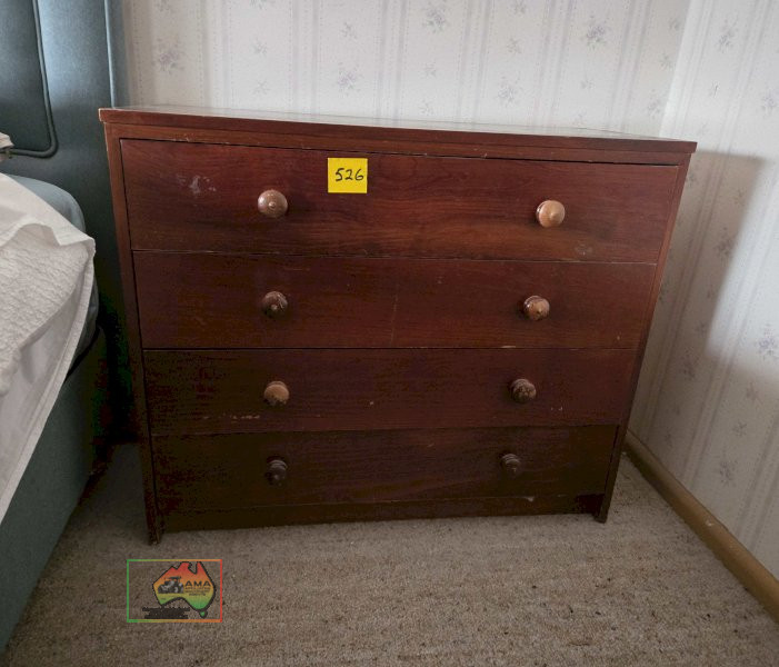 Pair of Solid Timber Bedside Dressers