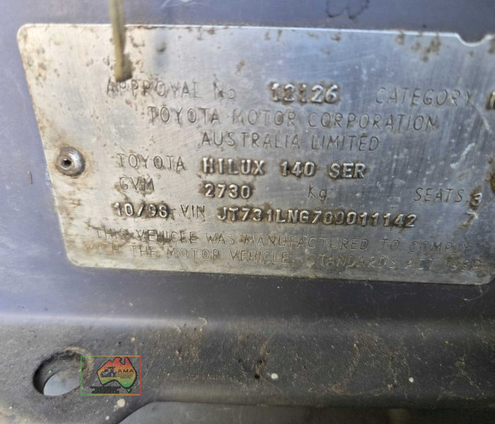 1998 Toyota HiLux 3.0Ltr Diesel 4WD - photo 12