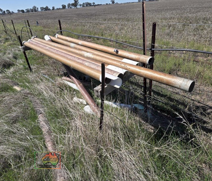 30x 8.8m Lengths of 4" Alloy Irrigation Pipes - photo 4