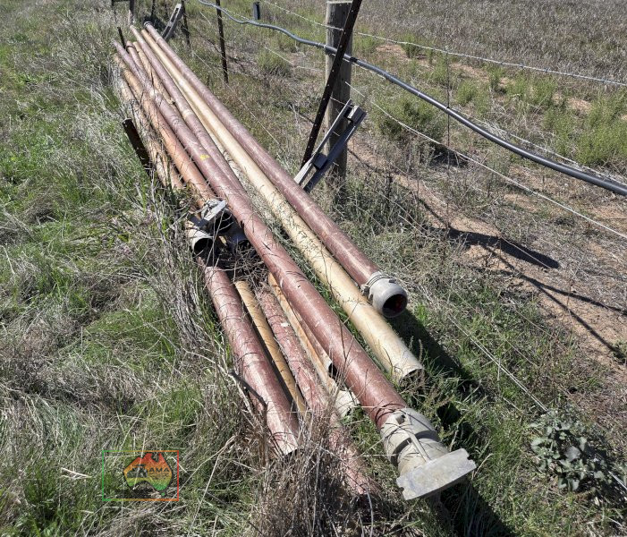 30x 8.8m Lengths of 4" Alloy Irrigation Pipes