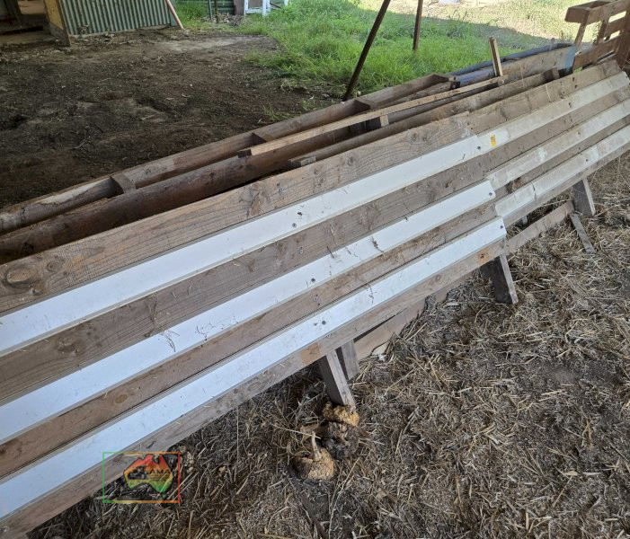 2x Fence Panels with Aluminium Inserts