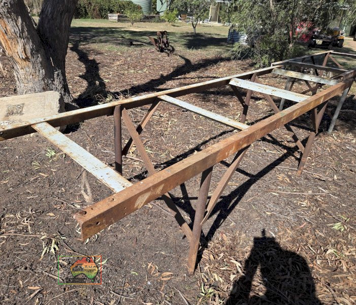 Solid Steel Workbench Frame 10'6" x 2'9" x 3' High - photo 2