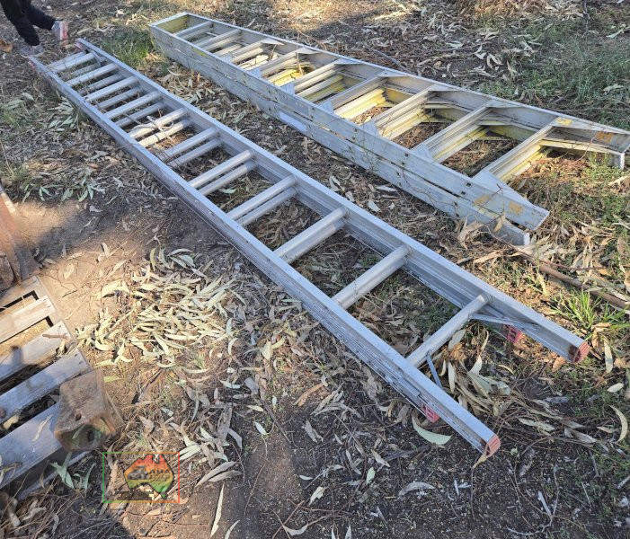20ft Extendable Aluminium Ladder - photo 2