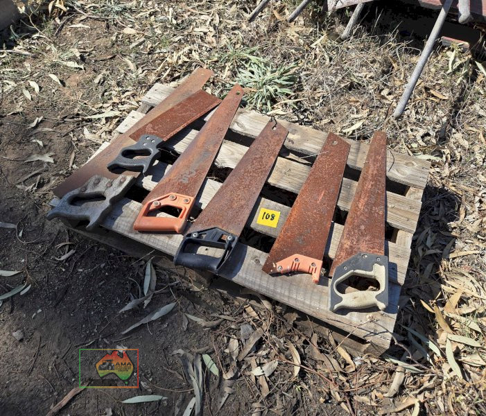6 Assorted Timber Saws
