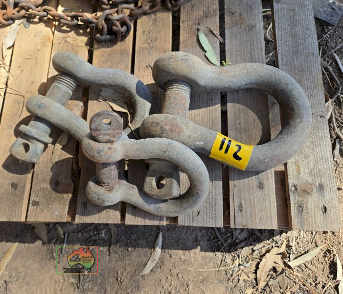 3x Large D-Shackles