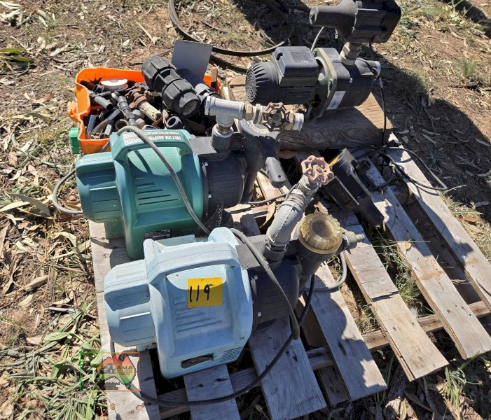 3x Water Pumps on Pallet