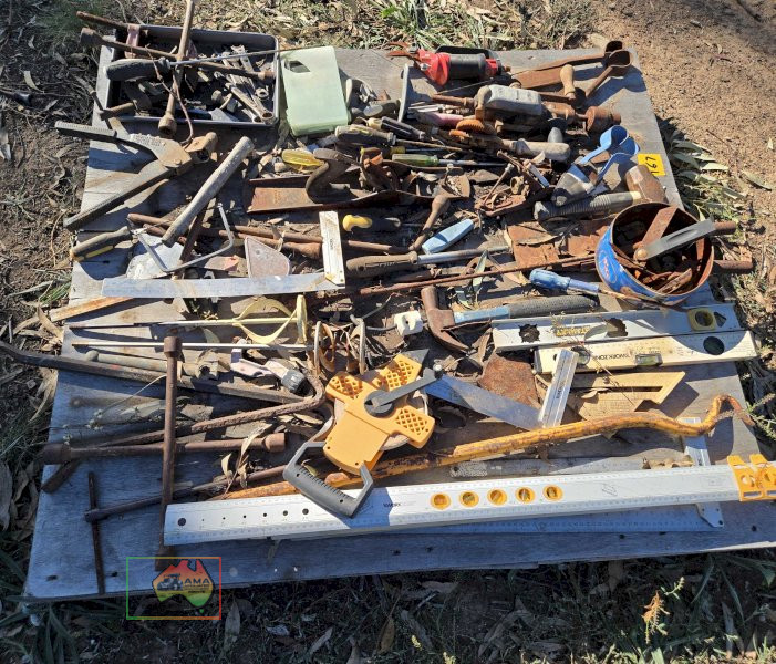 Pallet of Assorted Tools & Sundries