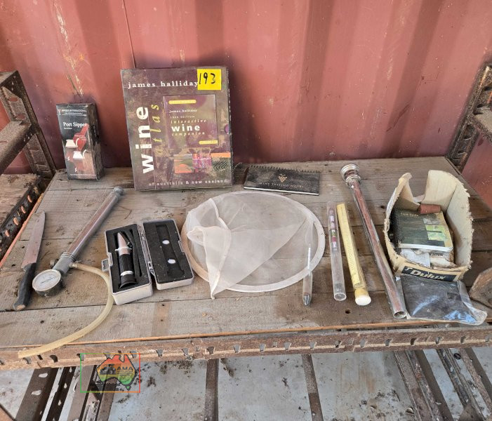 Assorted Winemaking Tools & Sundries