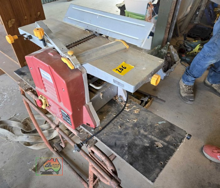 Electric Wood Planer on Trolley