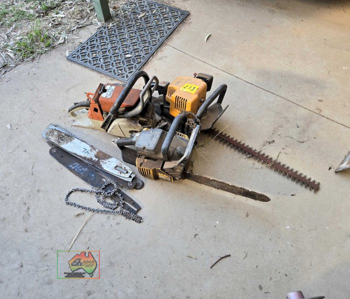 2x Chainsaws & Hedge Trimmer (Parts only)