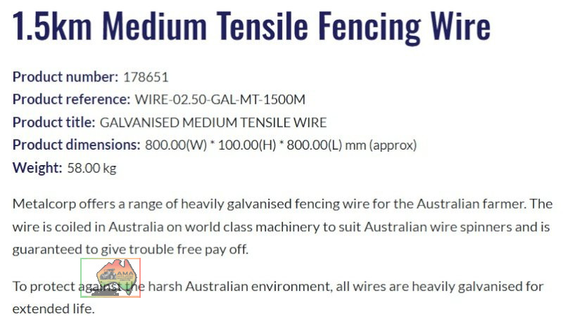 New 2.5mm Medium Tensile Wire - photo 2