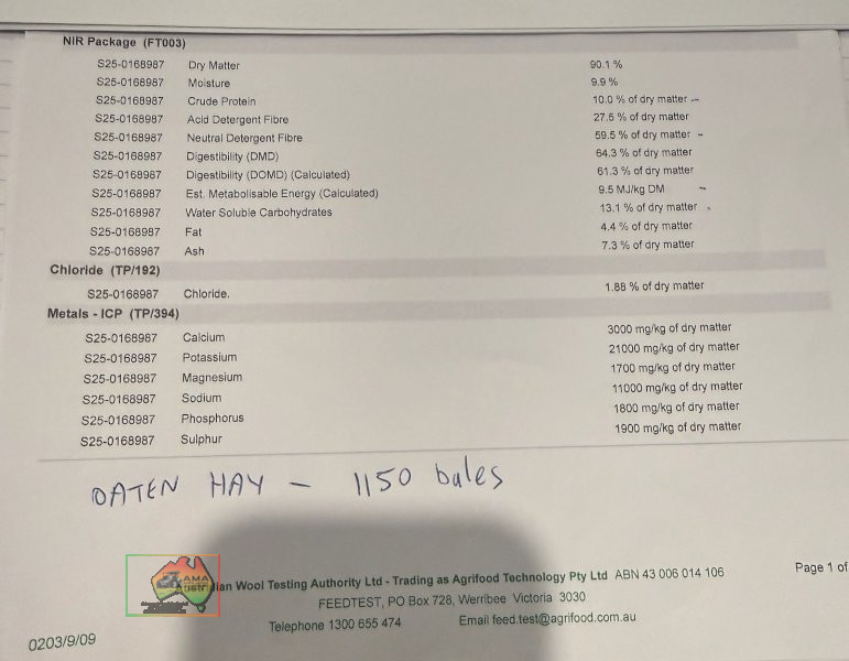 61 Bales of 8x4x3 Oaten Hay ($/Bale) - photo 4