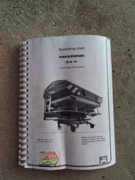 Amazone ZA-V 2600 3PL Super Spreader - photo 8