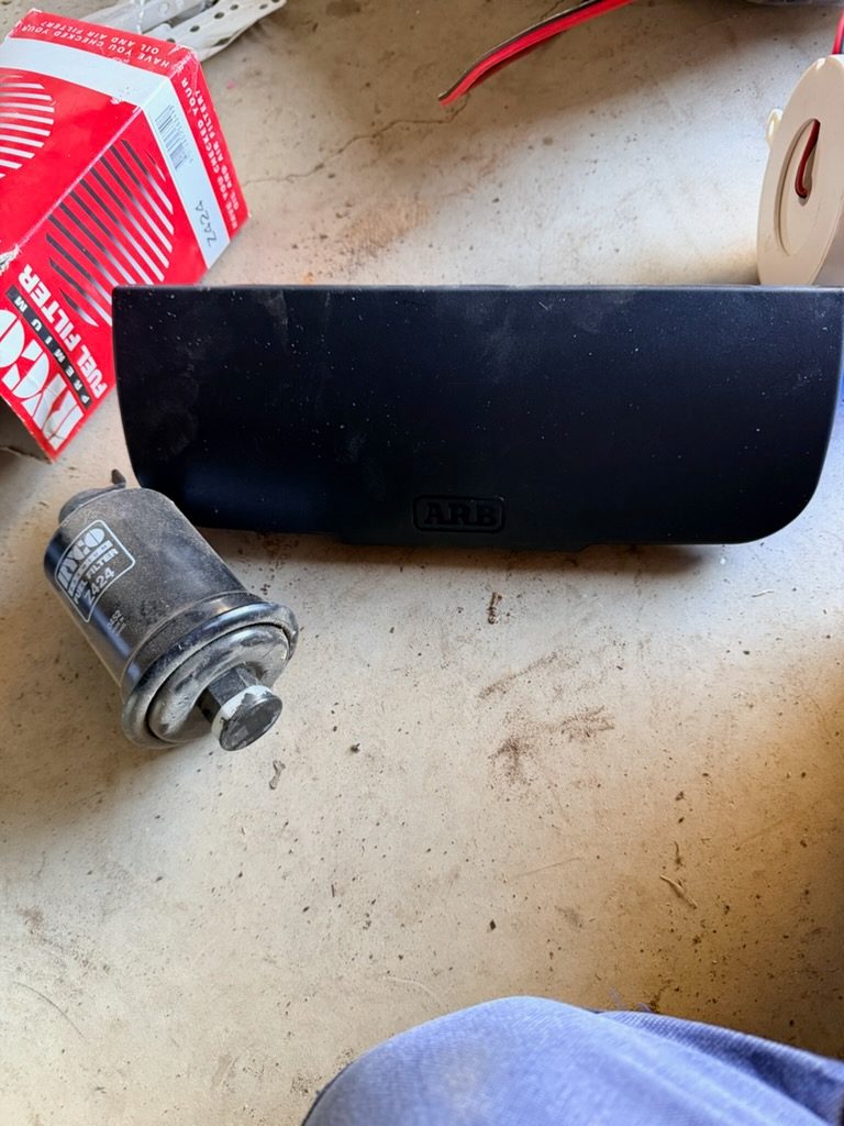 Canopy vent, Ryco fuel filter, and flashing light - photo 3