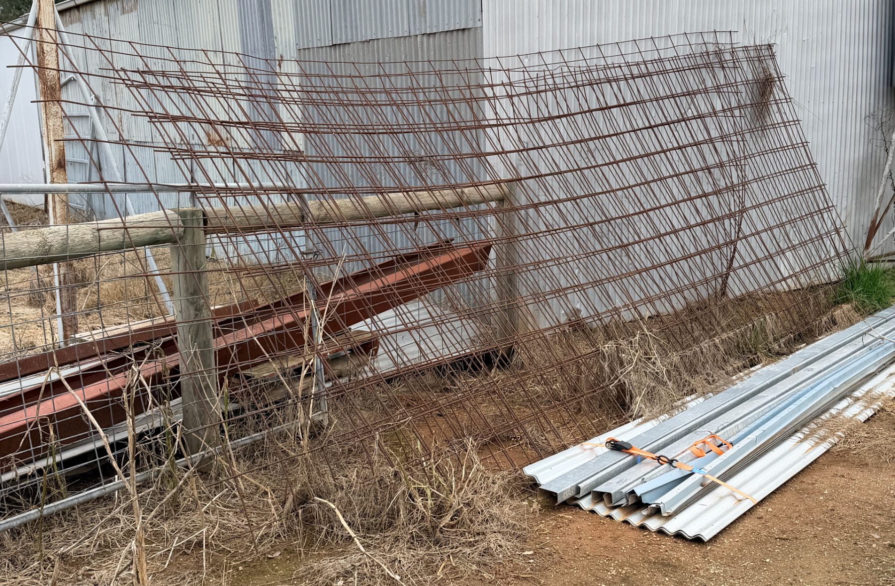 4 of 6m x 2.4m heavy Rio mesh sheets