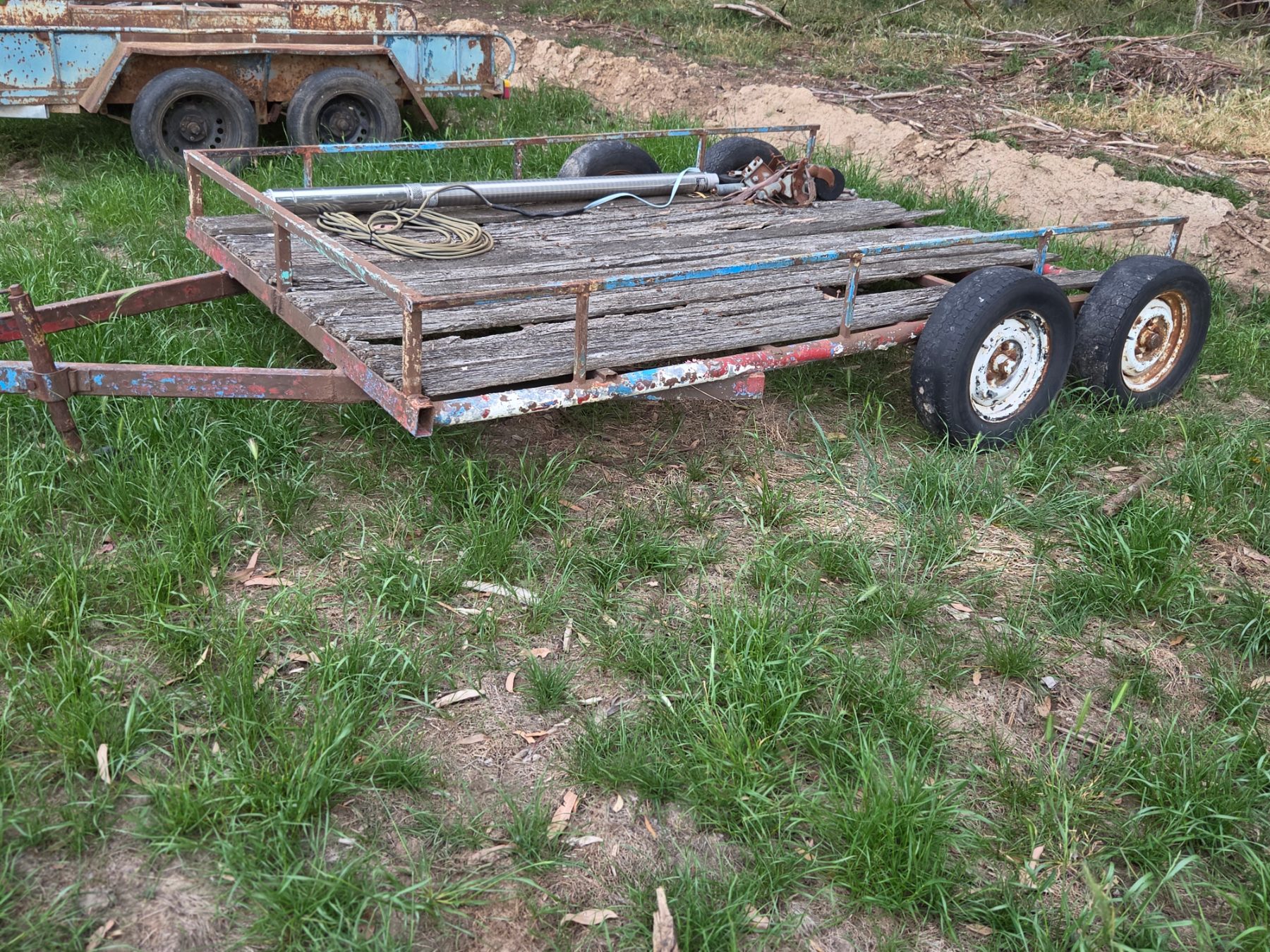 Used - Low Set Tandem Farm Trailer - photo 2