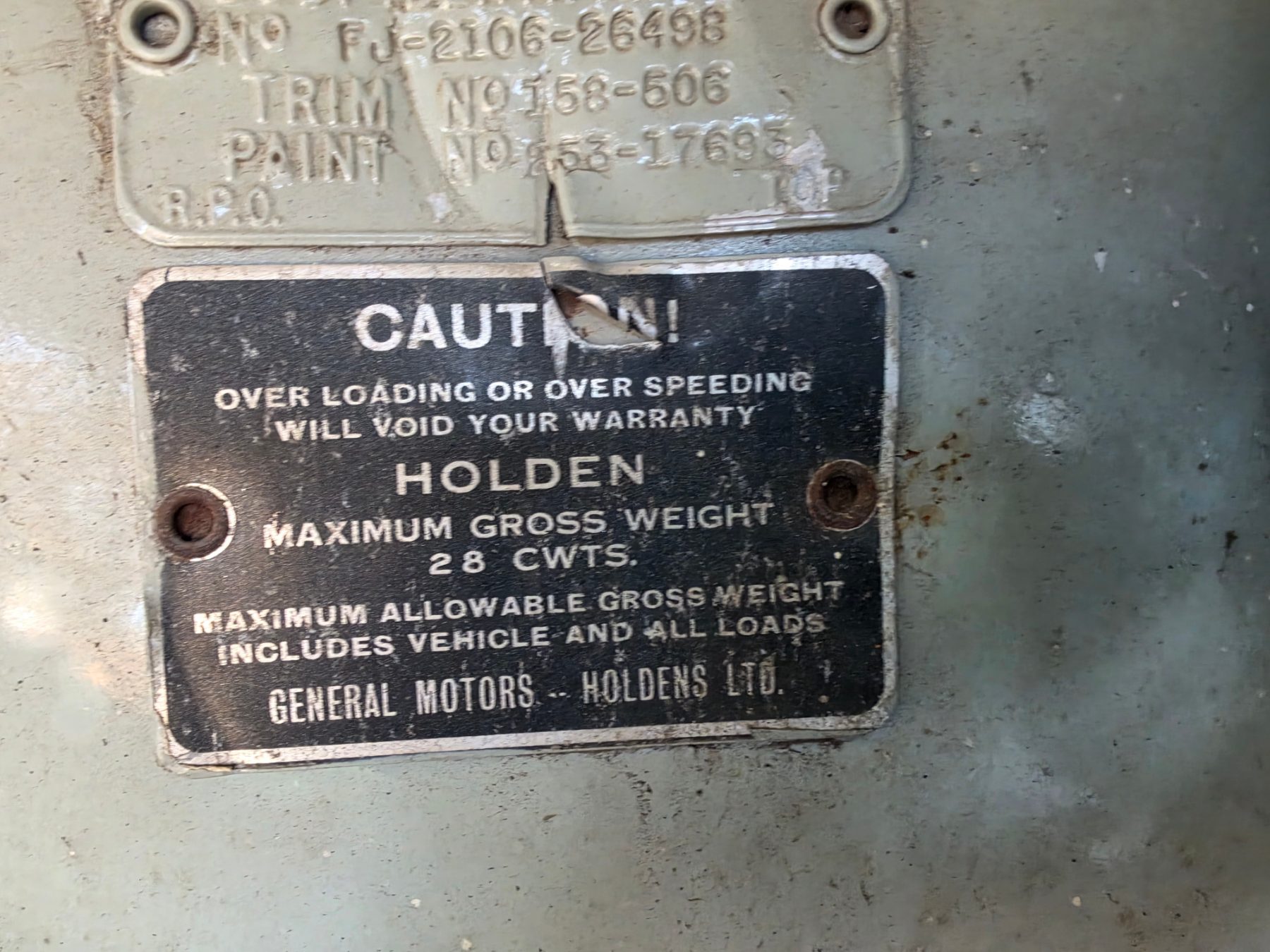 1953 Holden FJ 2106 Utility - photo 24