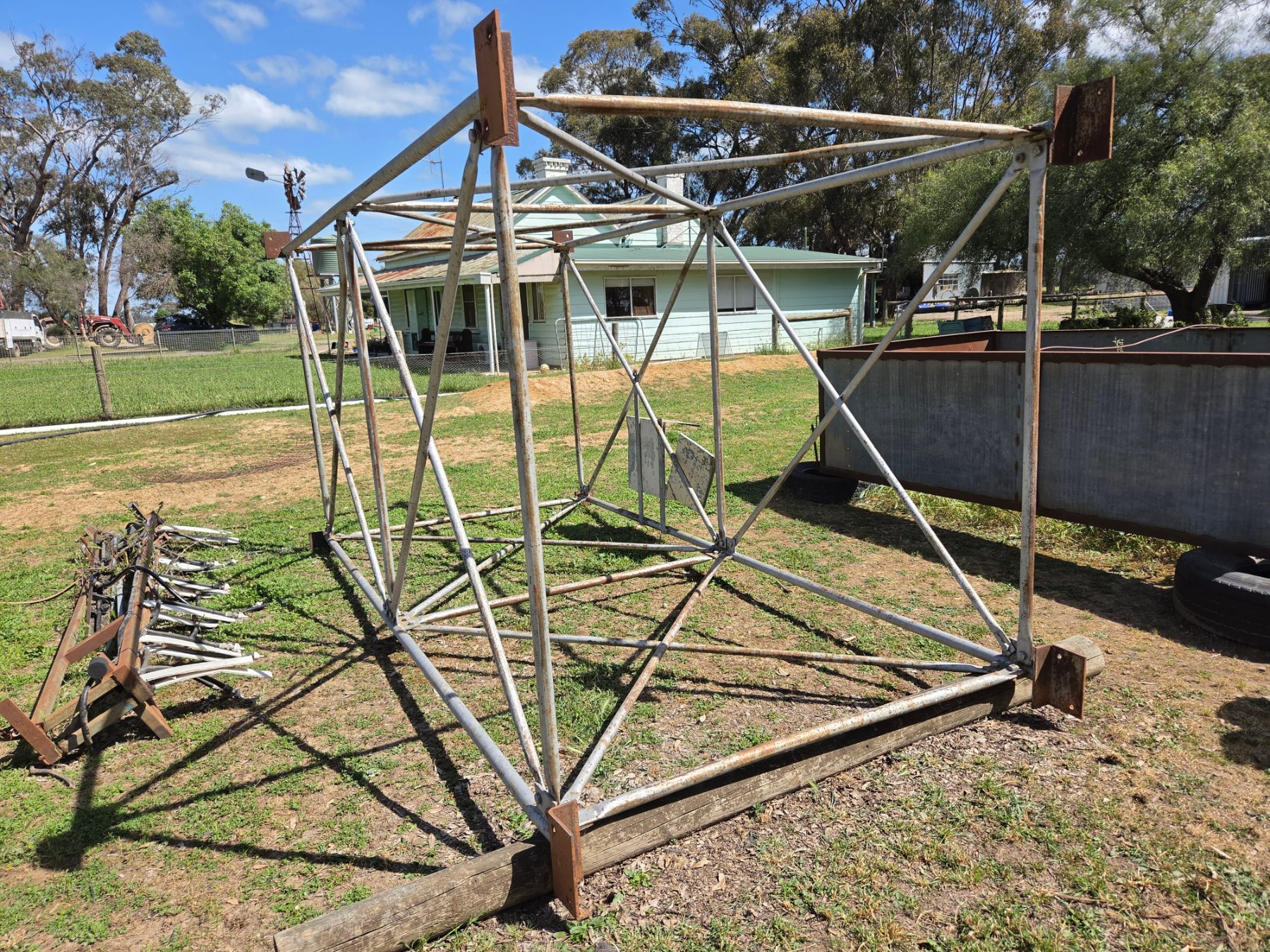 Used - Solid Steel Tank Stand Frame - photo 3