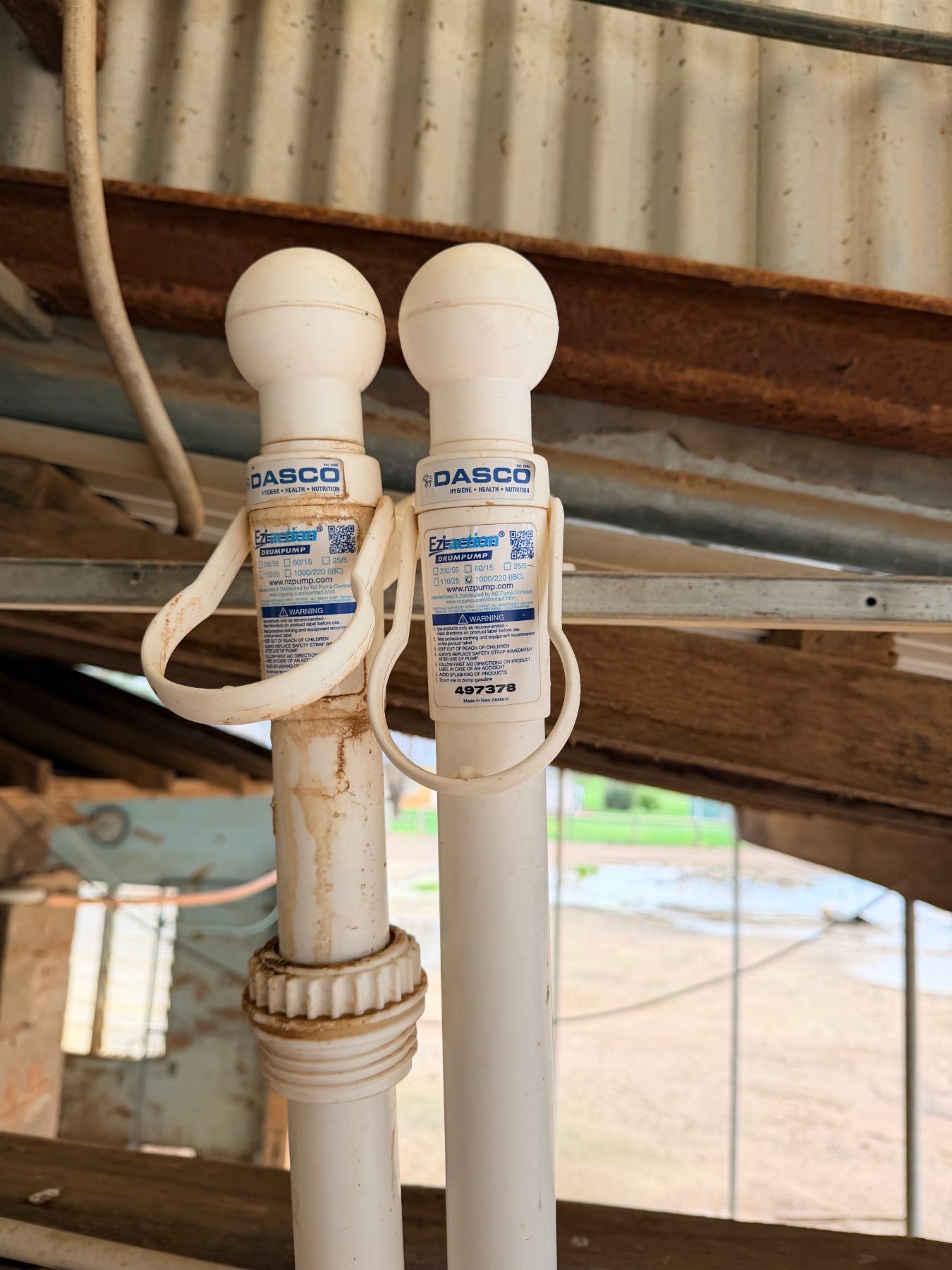 2 of Dasco drum pumps