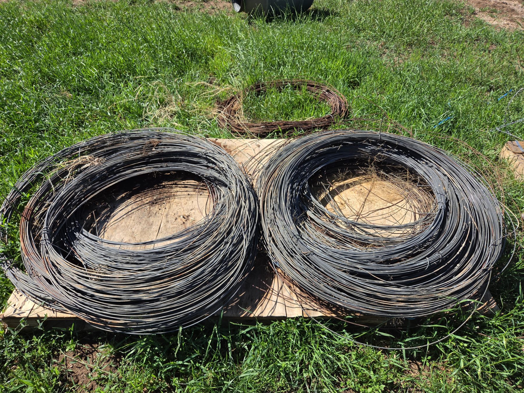Used - Coils of Plain Fencing Wire - photo 1