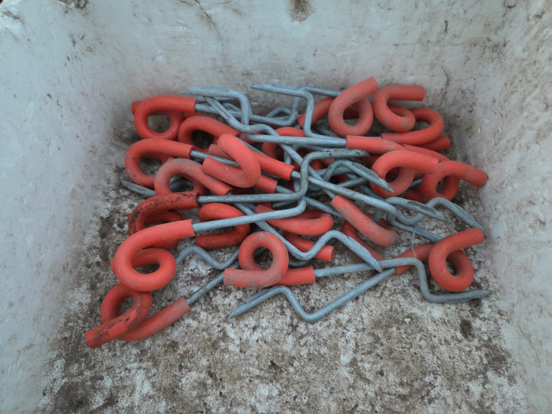 Used - Steel Post Pig Tails - photo 1