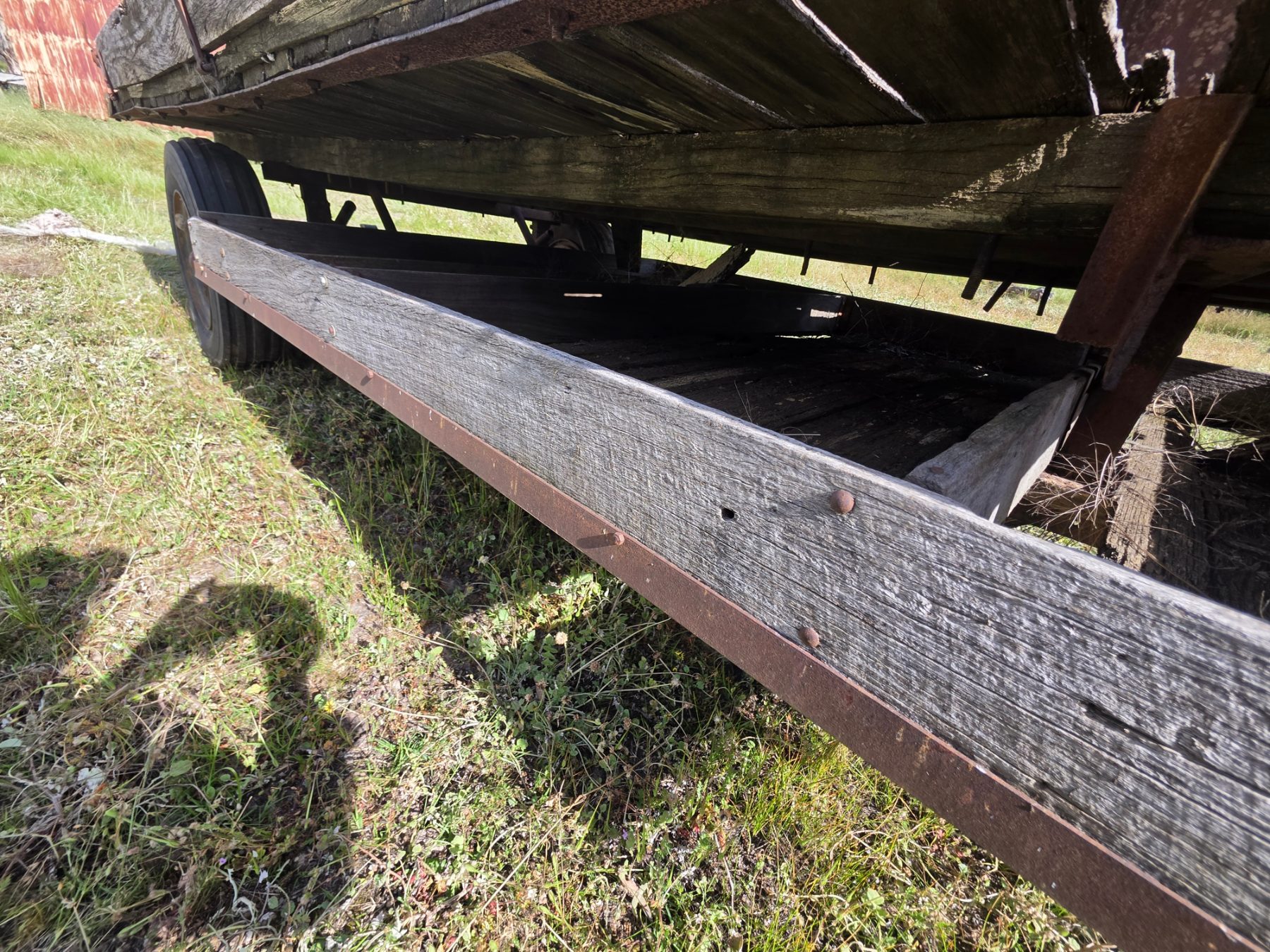 Used - Old Timber Farm Trailer - photo 3
