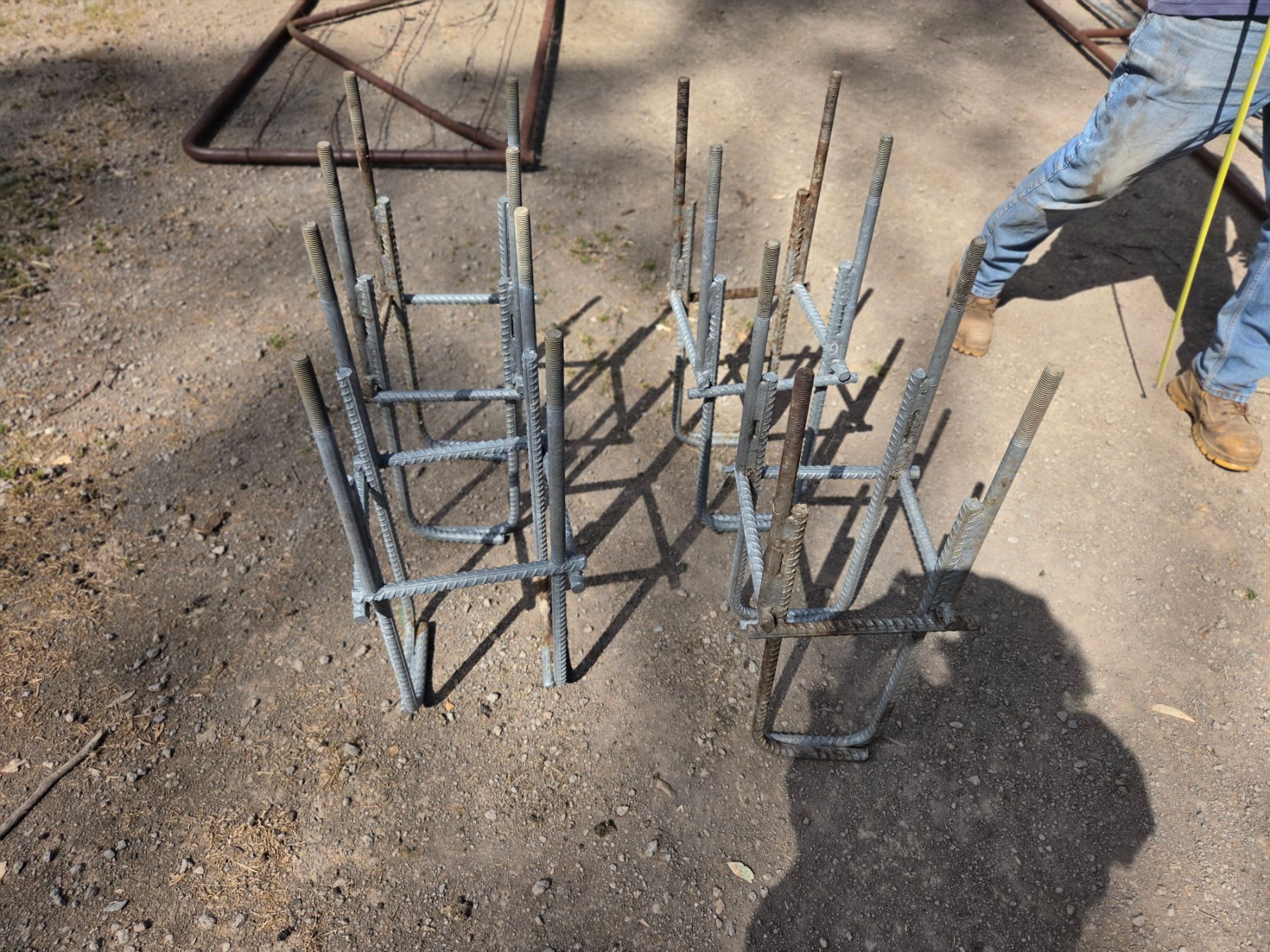 Used - 4x Shed Footing Saddles - photo 2