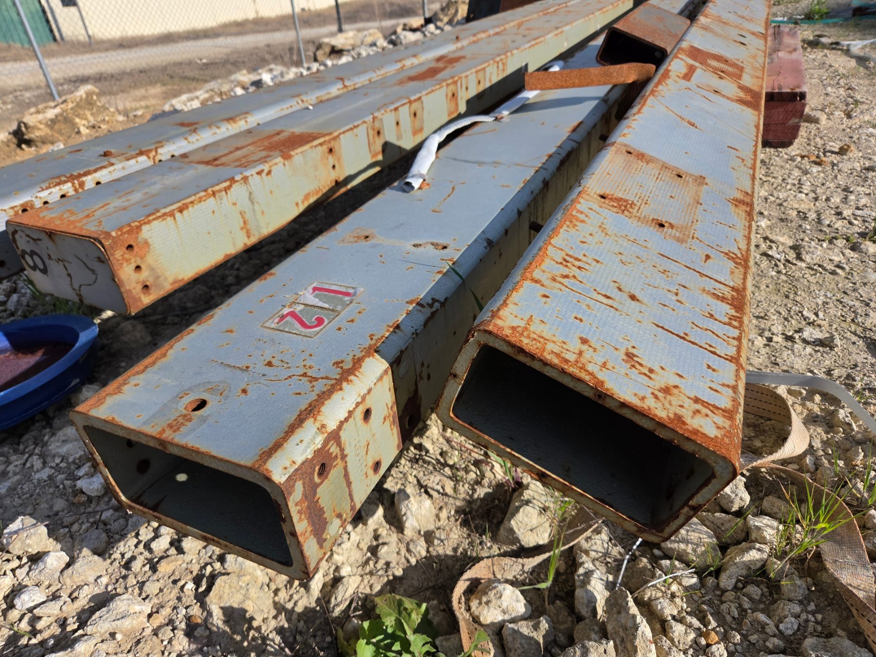 4x 4.45m lengths of Extremely Heavy RHS 210x115x12mm - photo 1
