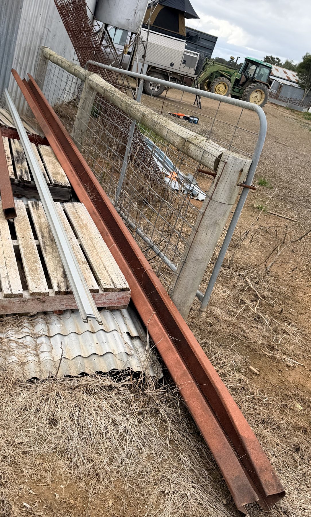 Pair of 6m shed purlins
